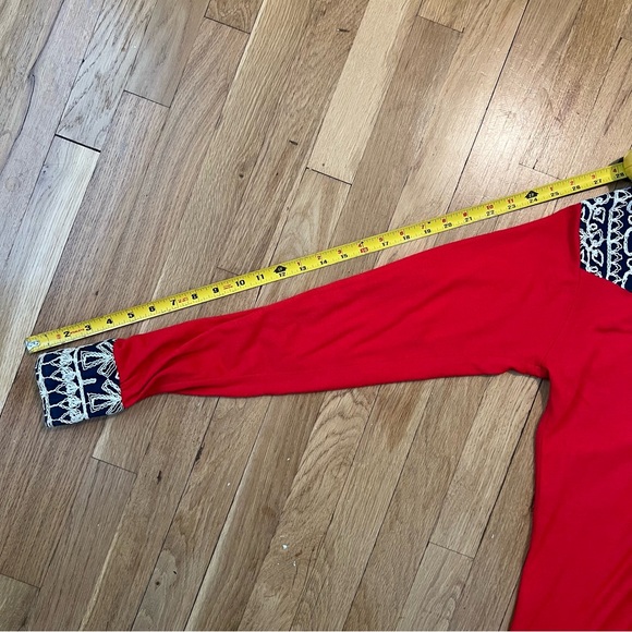 Vintage Dagger Shirt Mens Small Western Pearl Button Up Red - Picture 7 of 8